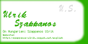 ulrik szappanos business card